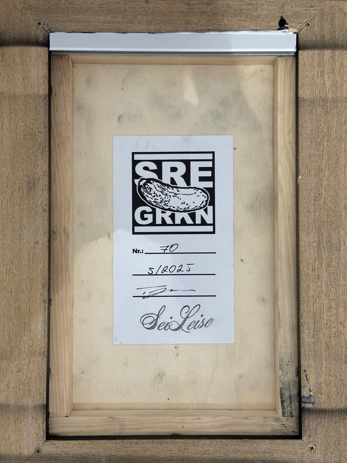 "Recyclingliebe" / Saure Gurke #70