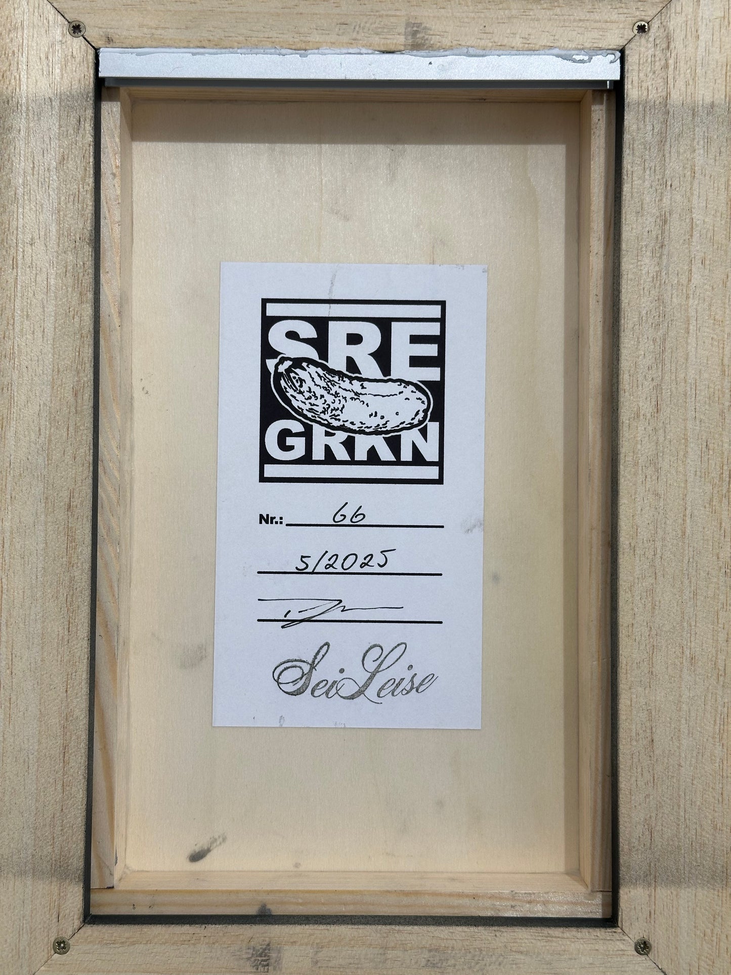 "Recyclingliebe" / Saure Gurke #66