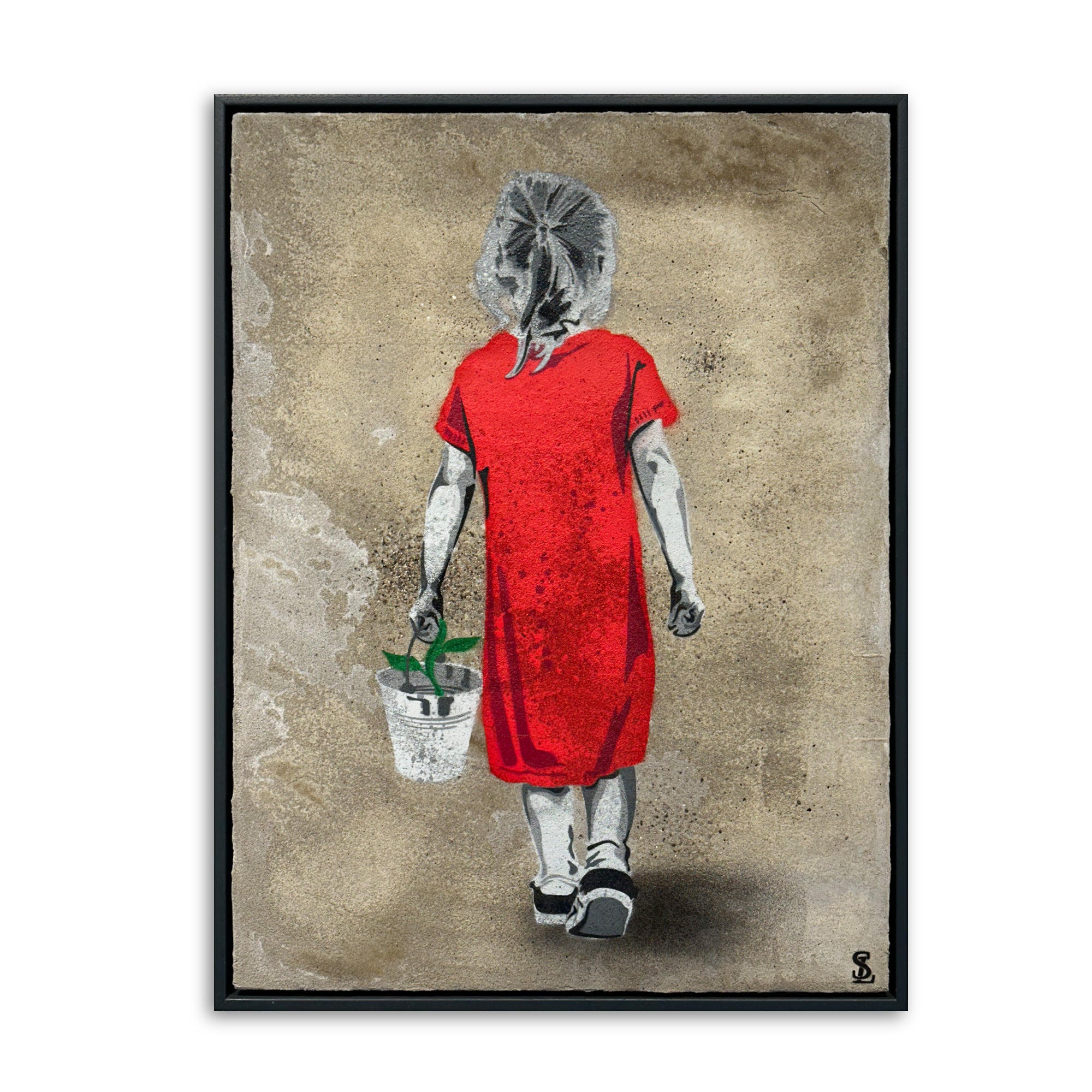 "Blumenmädchen" / limitiertes Orginal