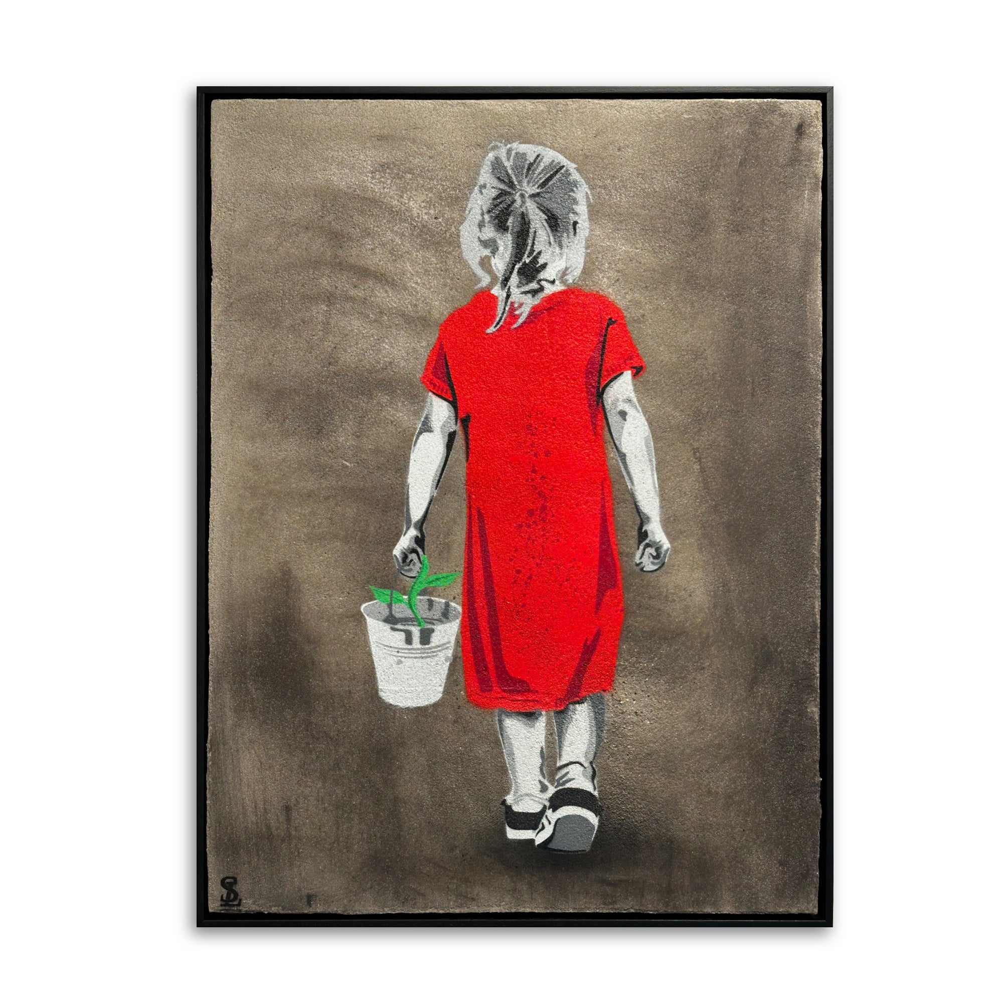 "Blumenmädchen" / limitiertes Orginal / WVZ. Nr.227