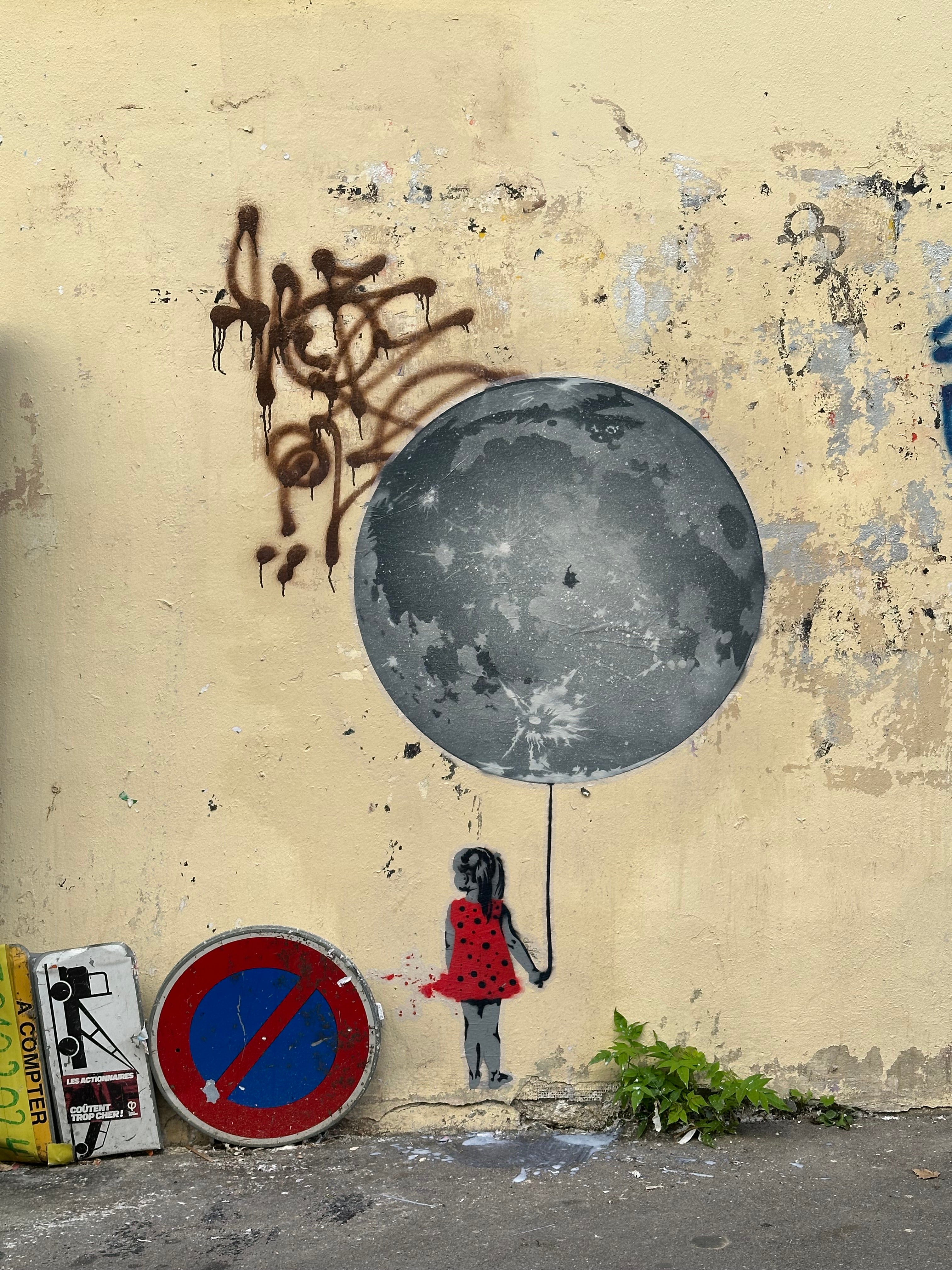 "Mondmädchen" / limitiertes Orginal