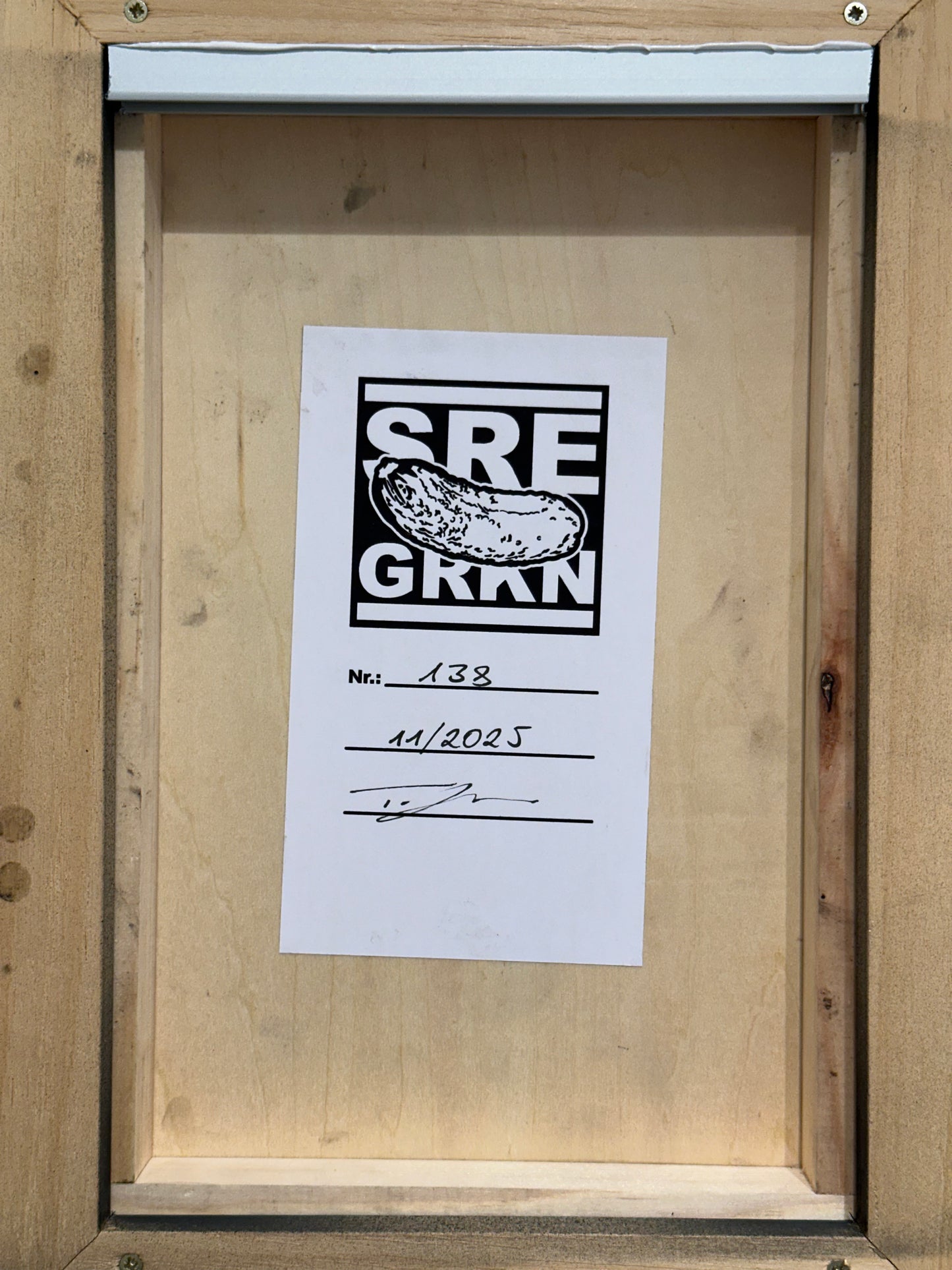 "Garçon qui attend" / Cornichon aigre n° 138