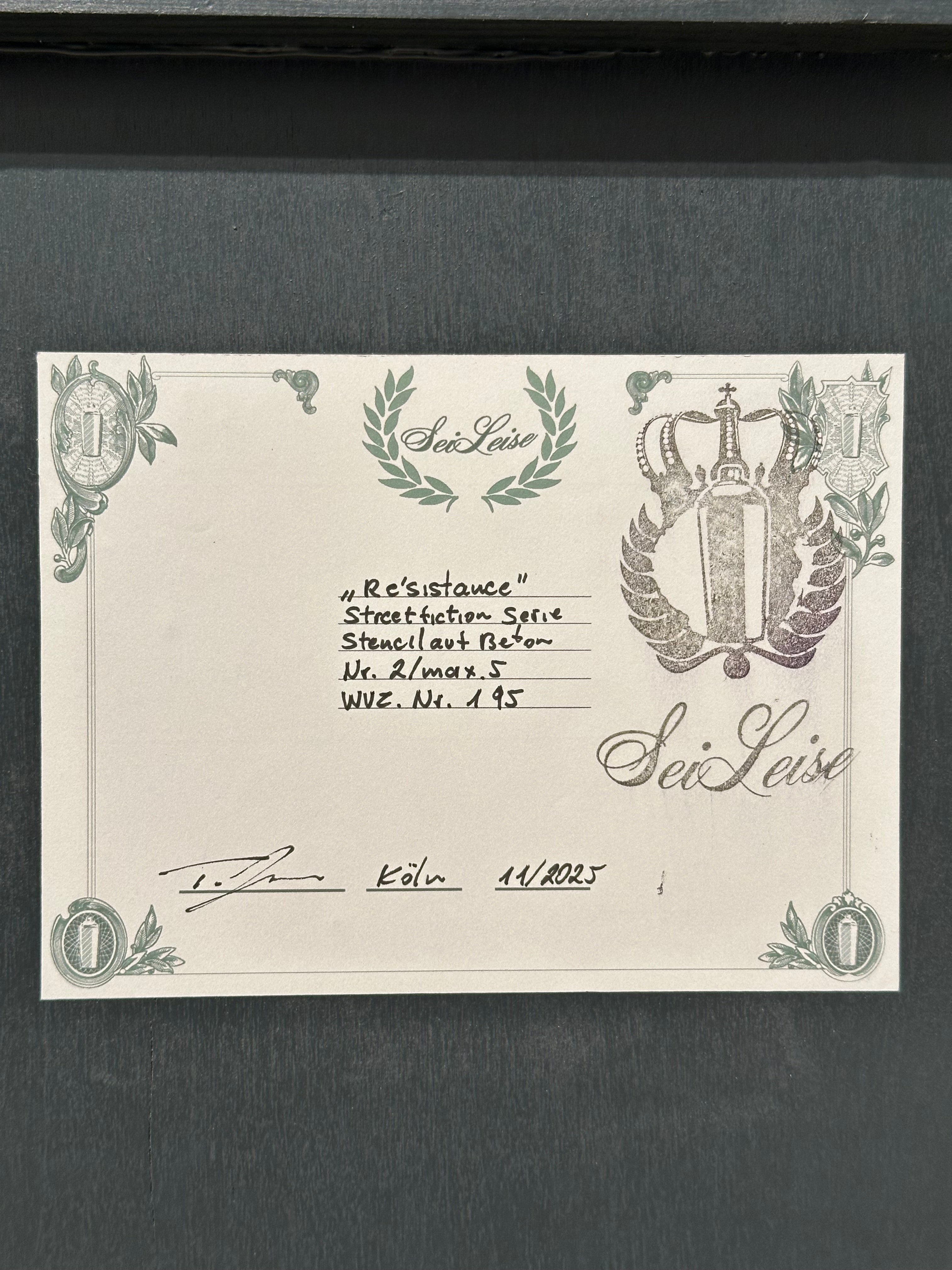 "Résistance" / limited original