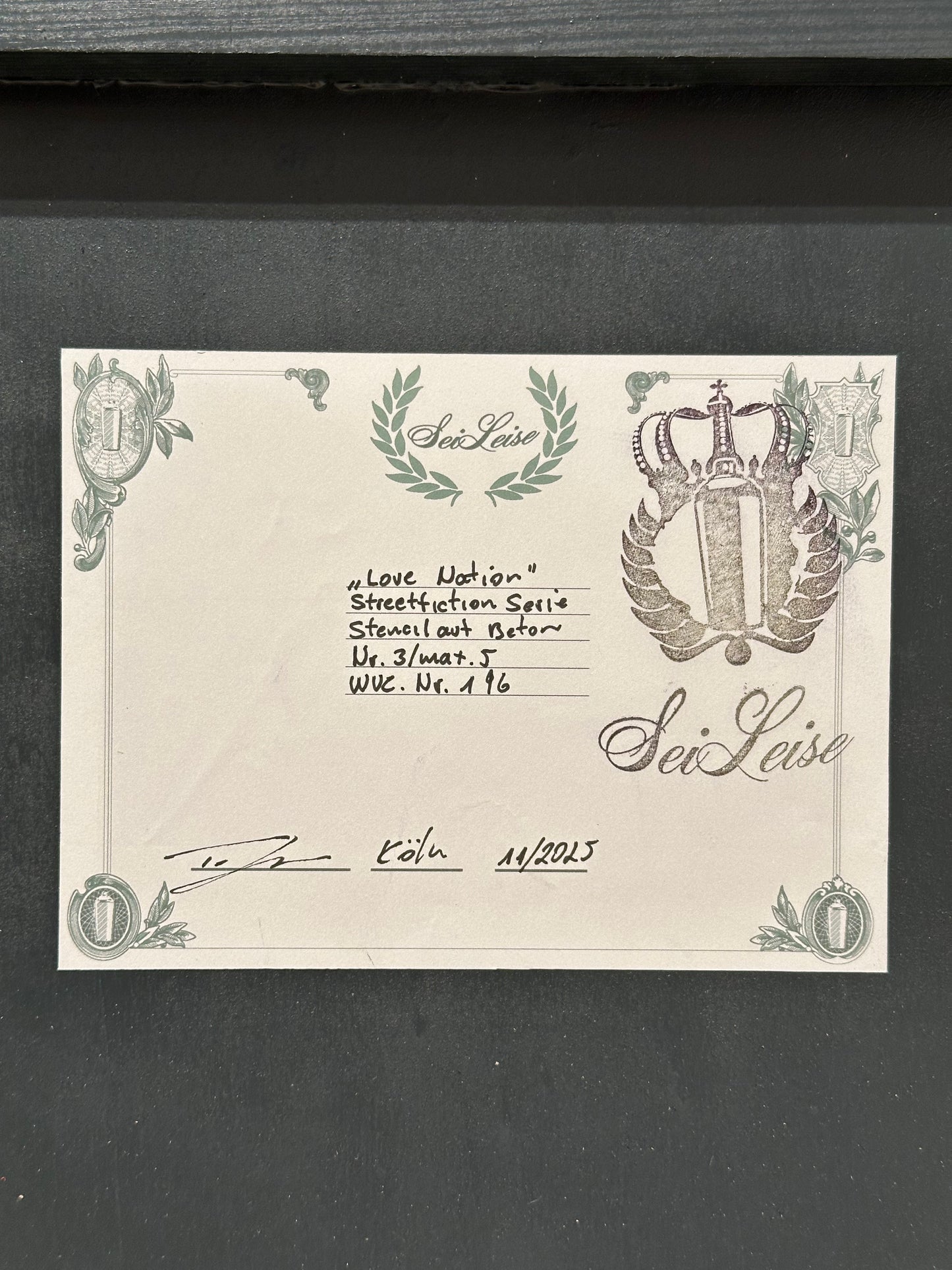 "Love Nation" / limitiertes Orginal