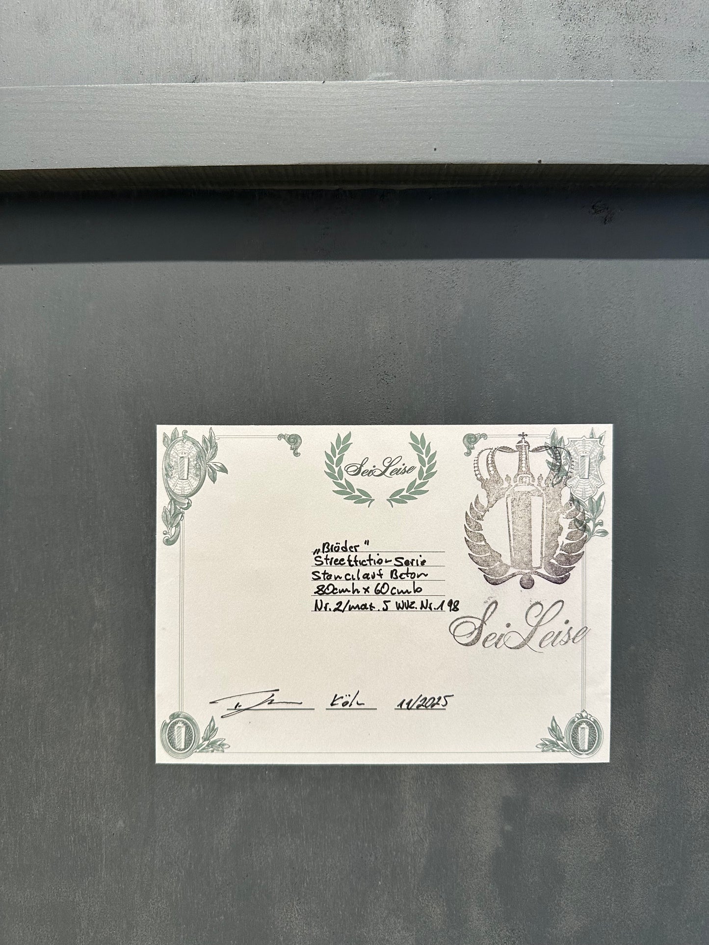 "Brüder" / limitiertes Orginal