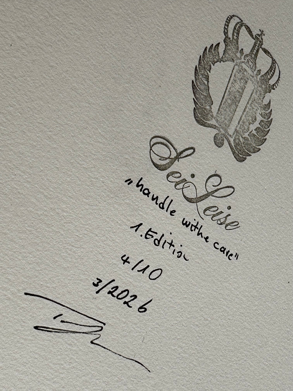 "handle with care" / 1.Edition