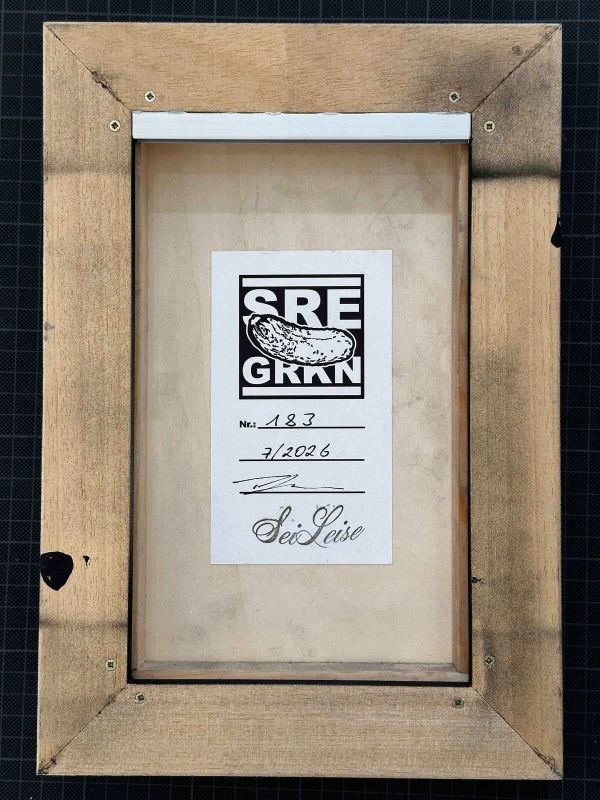 "Brüder" / offene Edition / Saure Gurke Nr. 183