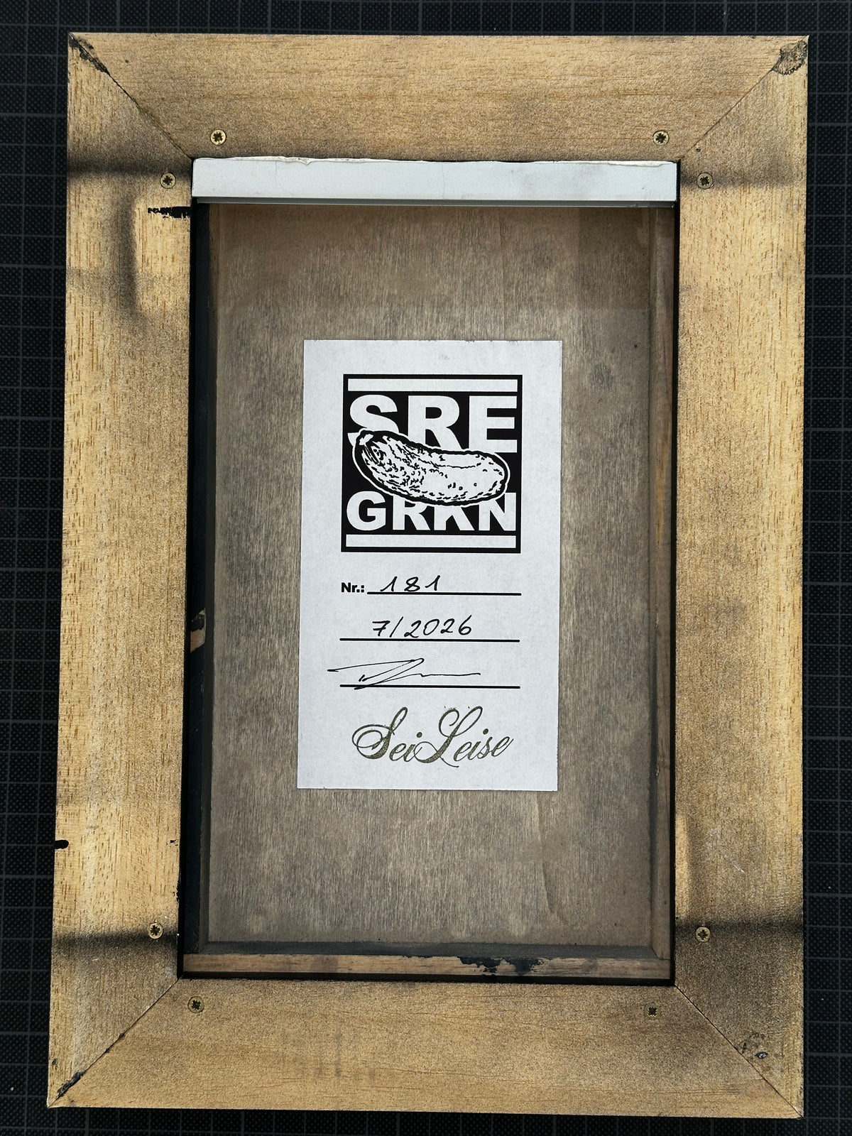 "Mondmädchen" / offene Edition / Saure Gurke Nr. 181