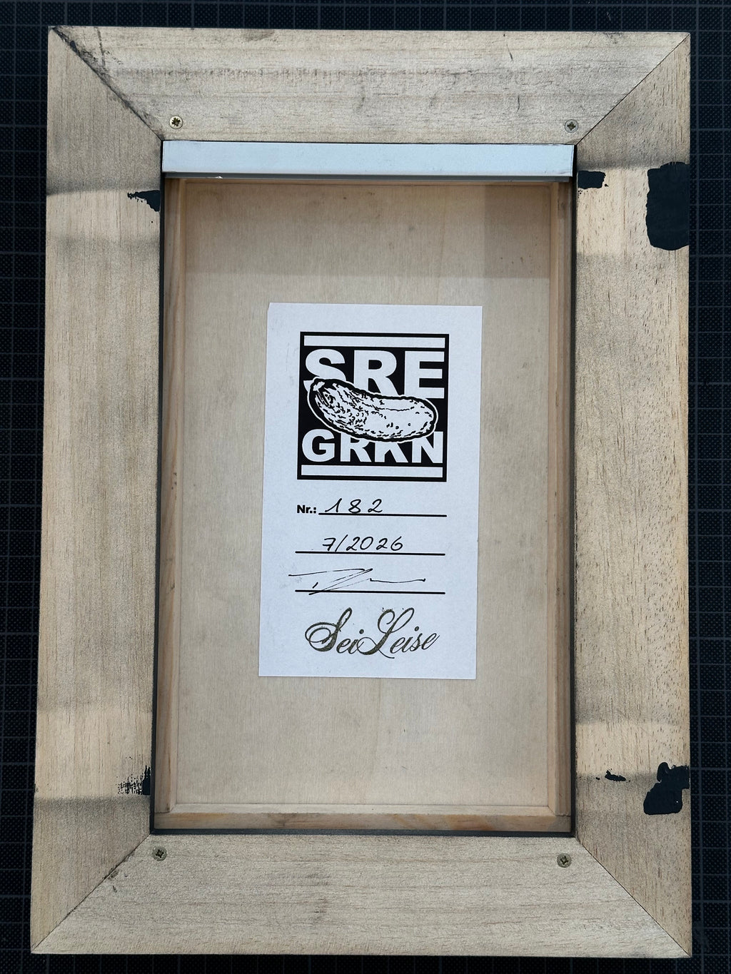 "First Aid" / offene Edition / Saure Gurke Nr. 182