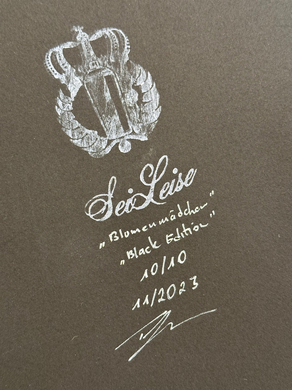 seiLeise // Flower Girl // Black Edition (10 Sheets)