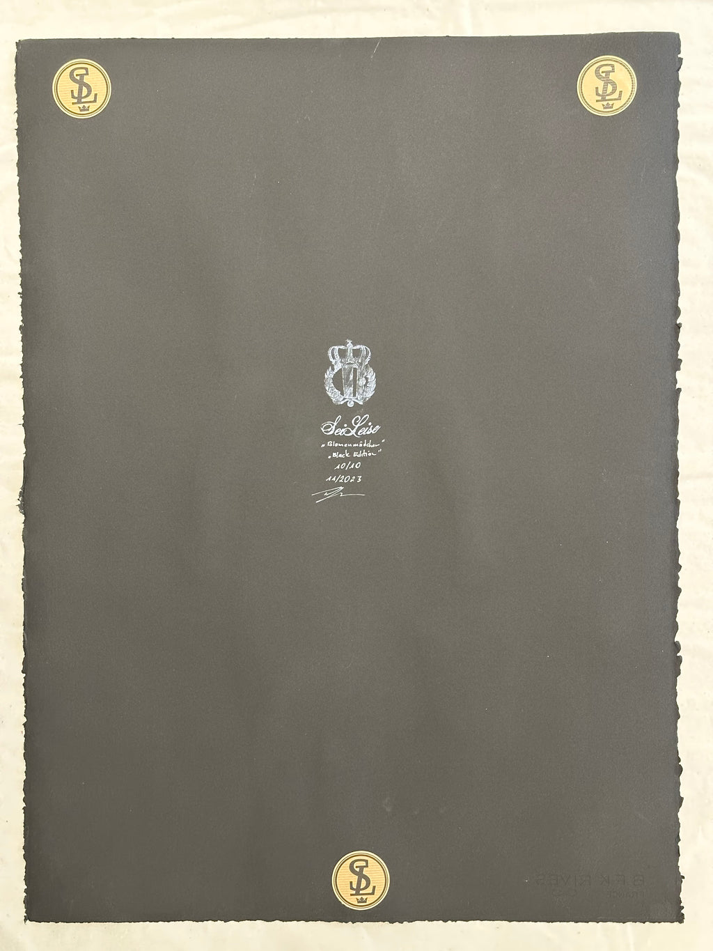 seiLeise // Flower Girl // Black Edition (10 Sheets)