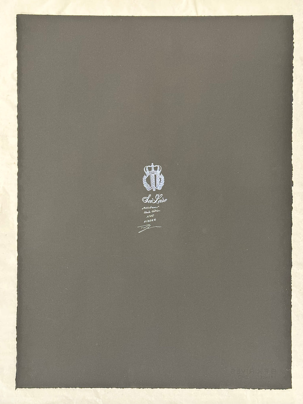 seiLeise // Résistance // Black Edition (10 Sheets)