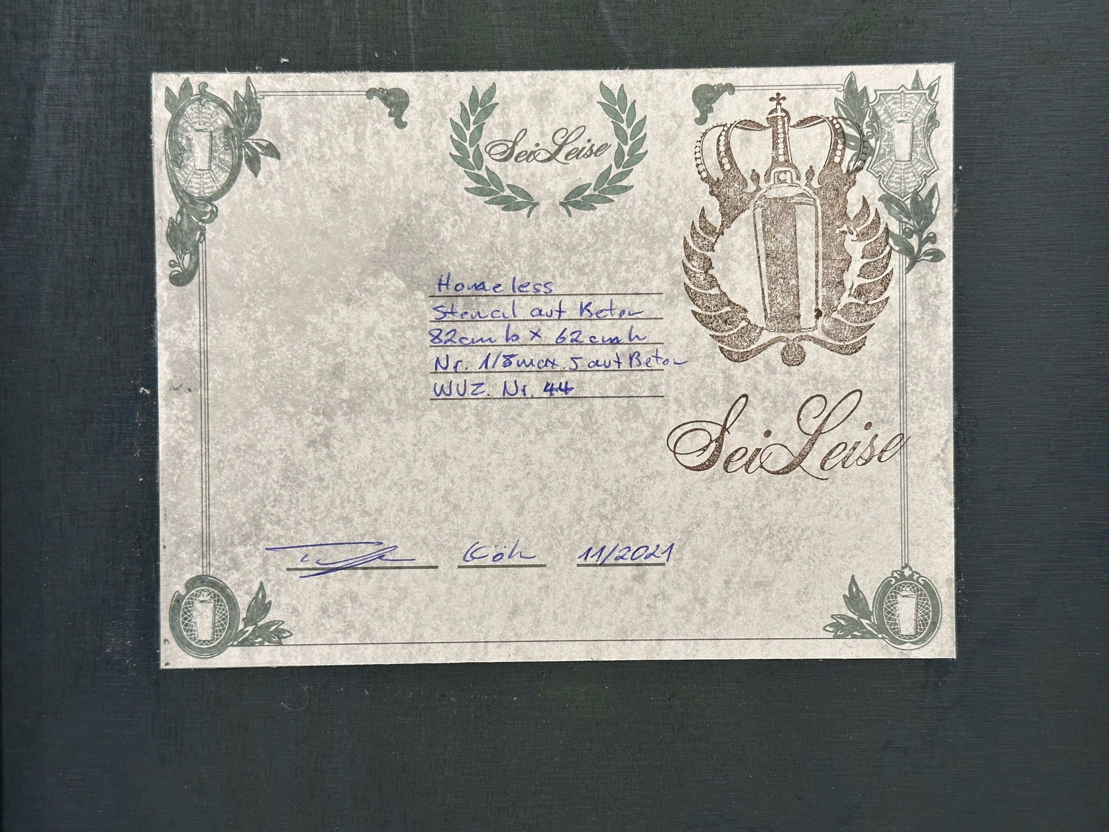 "Homeless" / limited original