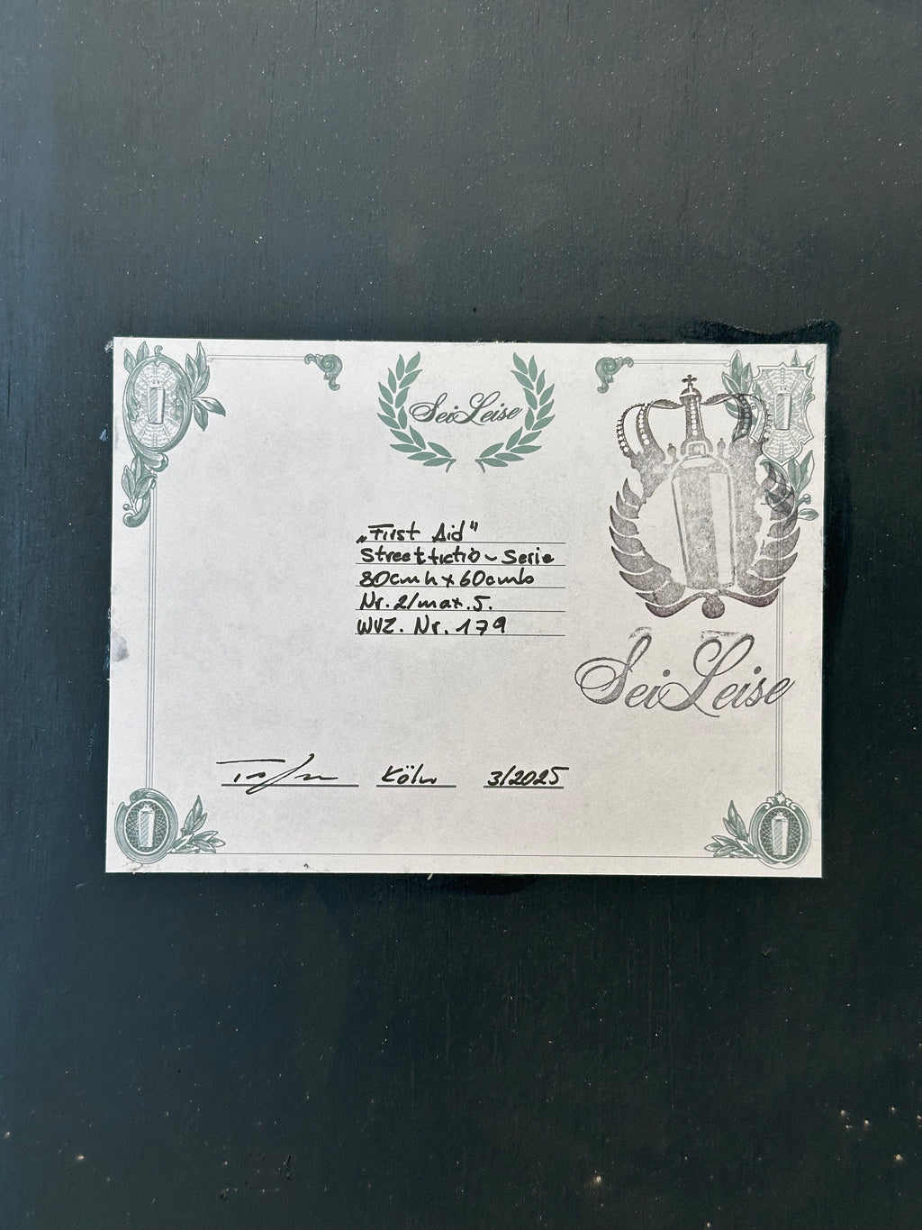 "First Aid" / limited original