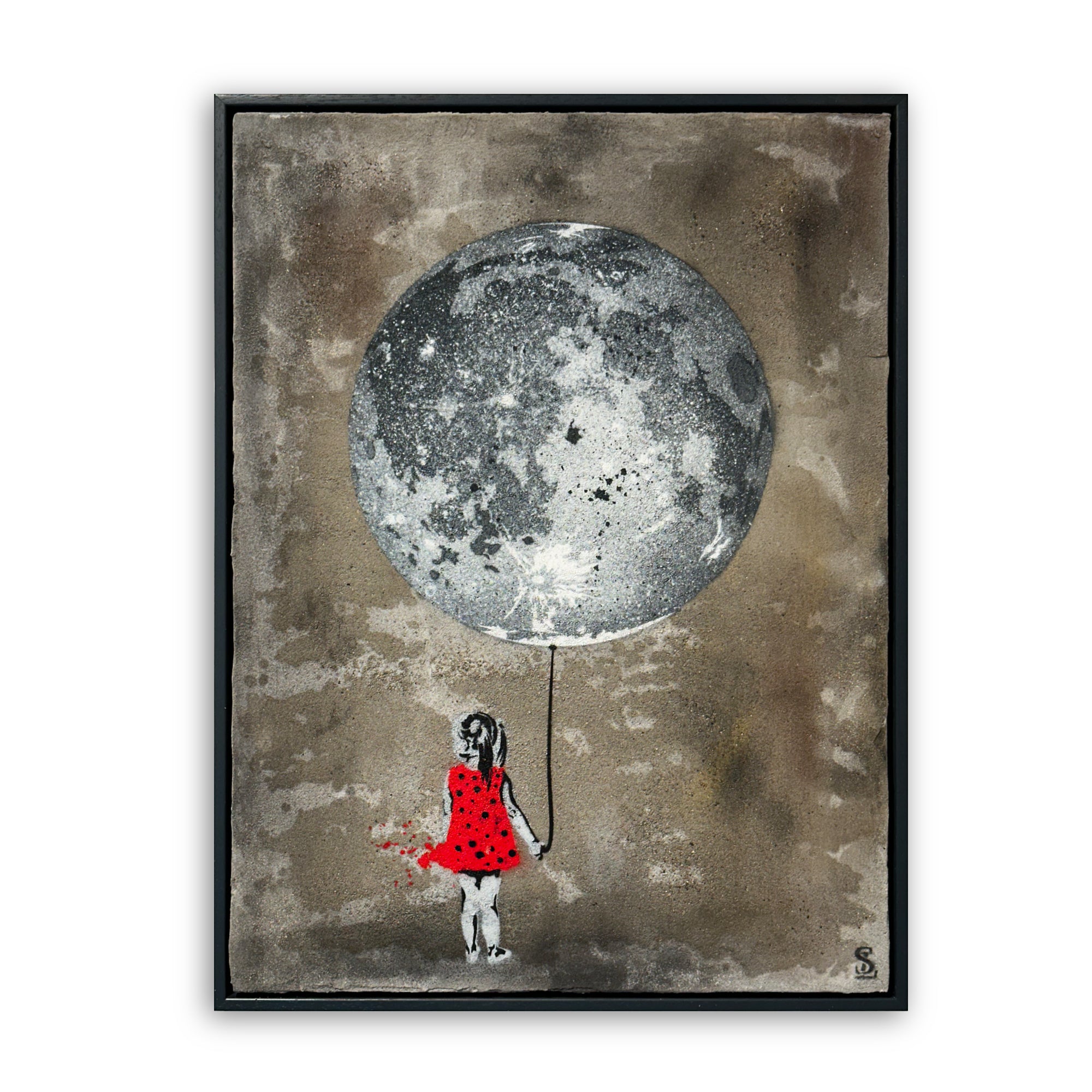 "Mondmädchen" / limitiertes Orginal